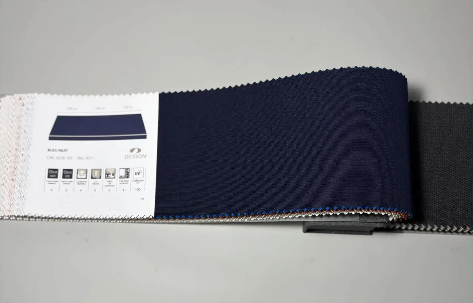 muestra de lona lisa